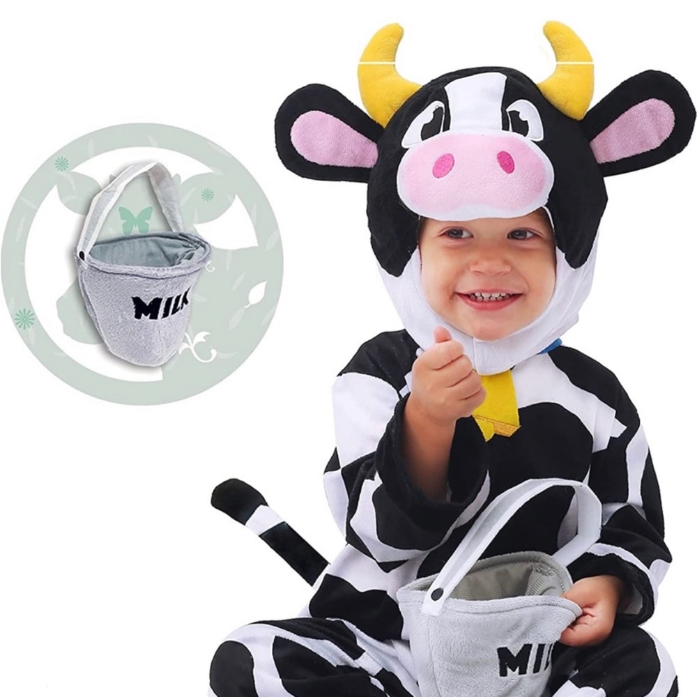 Spooktacular Creations Baby Cow Costume Set for Kids Halloween Party Dress Up